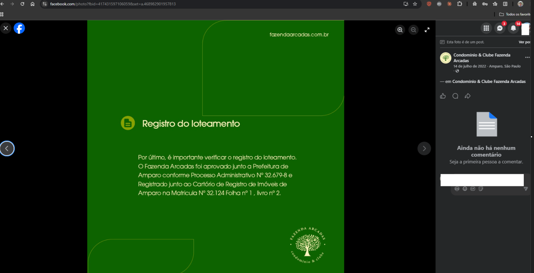 Propaganda - Registro em cartório